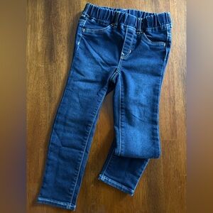 GAP Girls Pull-On Stretch Jeggings | Dark Wash Denim | Size 5